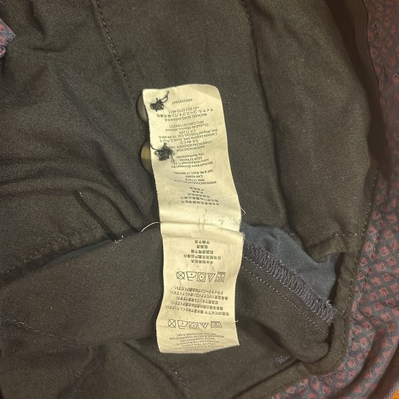 Michael Kors Men’s Patterned Shorts 38 Blue Red Geometric Print - Picture 11 of 13